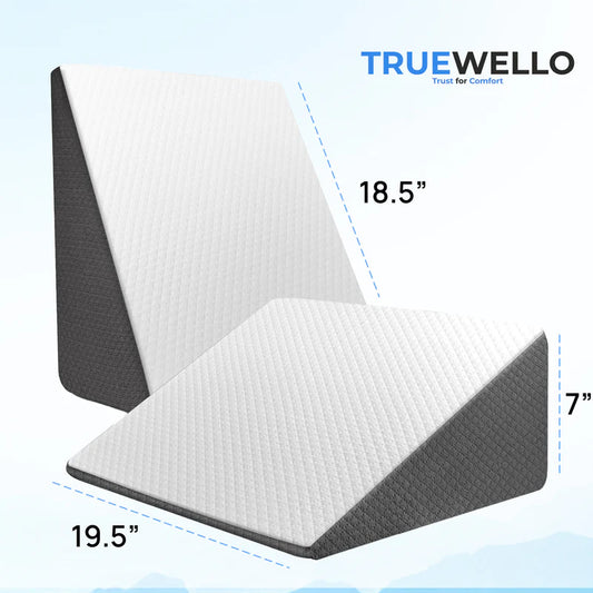 Truewello Orthopaedic Wedge Pillow – Premium Comfort & Support