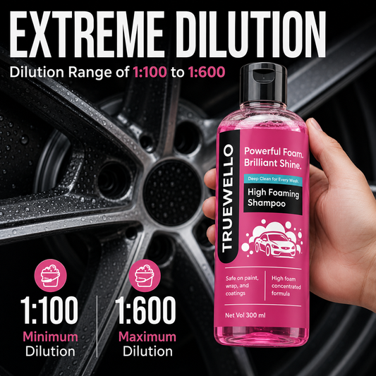 Truewello High Foaming Shampoo 300 ML | Pure Concentrate (1:600)
