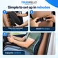 Truewello Car Backrest Hi Density Memory Foam Cushion