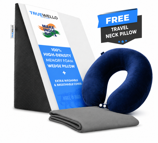 Truewello Orthopaedic Wedge Pillow – Premium Comfort & Support
